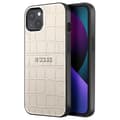 Miniatyrbild 1 av 4: Coque för iPhone 13 Stötabsorberande Croco Elegant Guess Beige