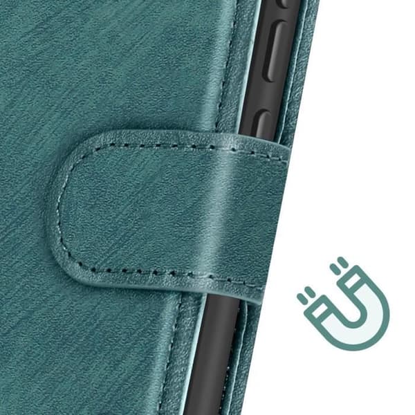 Fodral för Xiaomi Redmi Note 14 5G Plånbok Stöd för Video Grön