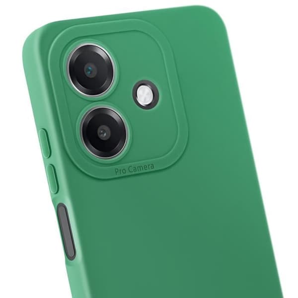 Coque för Oppo A40 Silikon Matt Kamerablokk Skyddad Grön