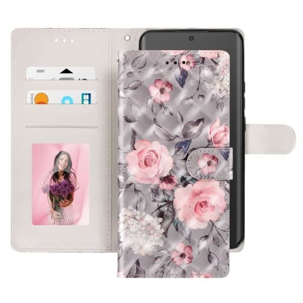 Etui för Xiaomi Redmi Note 14 5G Plånbok Stativ Video Grå