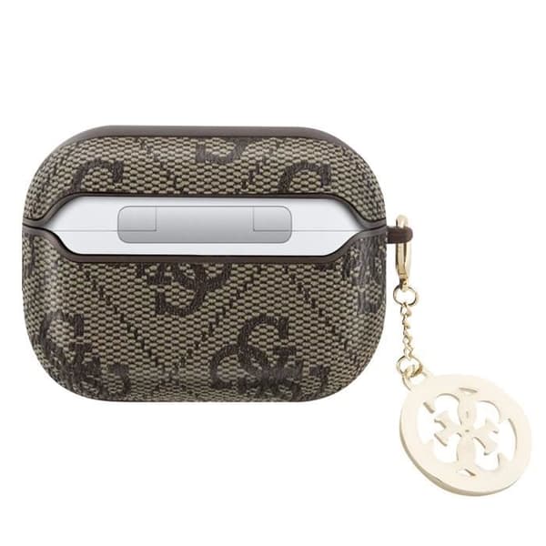 Coque för AirPods Pro 2 med Elegant Charm Design Guess Brun