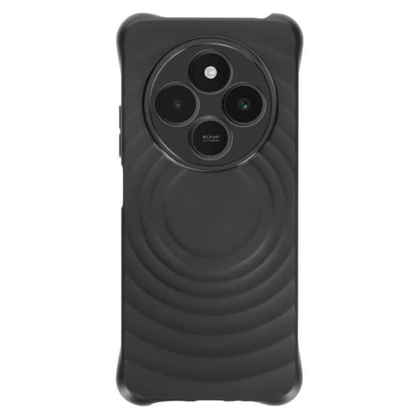 Coque för Samsung Galaxy A16 - Texturerad Antichock Silikon Våg 3D - Svart