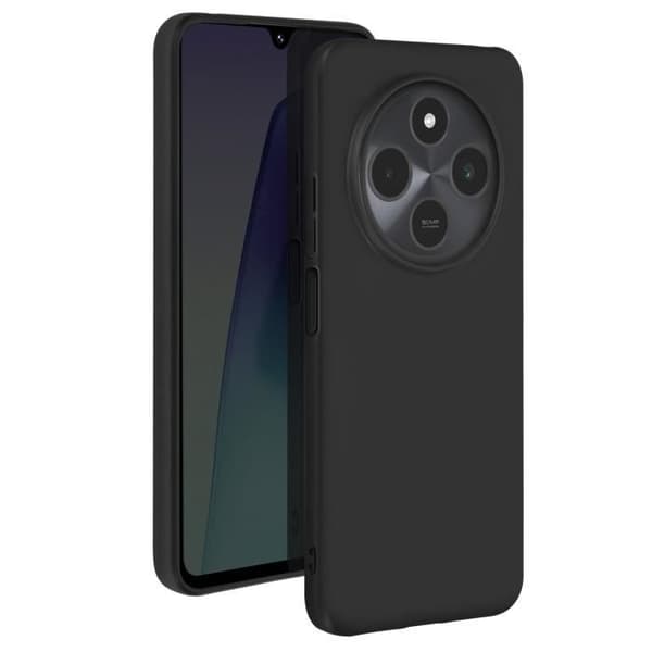 Coque för Xiaomi Redmi 14C Silikon Mjuk Täckning Tunn Mayaxess Svart
