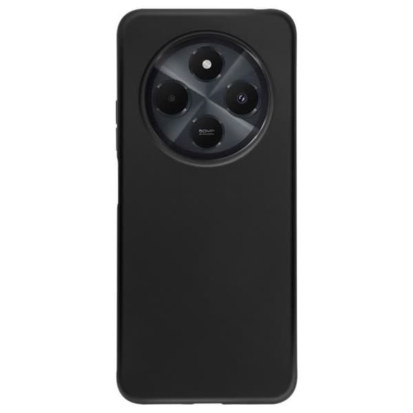 Coque för Xiaomi Redmi 14C Silikon Mjuk Täckning Tunn Mayaxess Svart