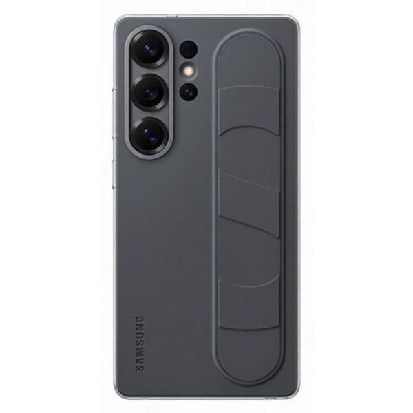 Coque - Samsung - Galaxy S25 Ultra - Svart - Stöd funktion - Inbyggd rem
