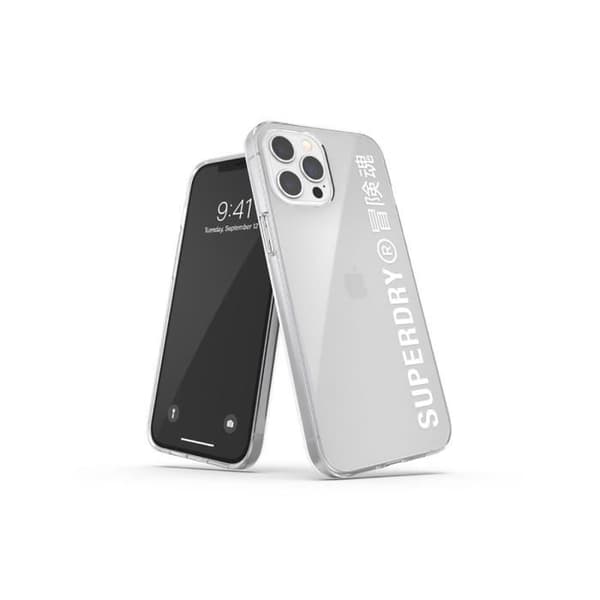 Coque för Apple iPhone 12 Pro Max Snap Case Clear i TPU Superdry Transparent