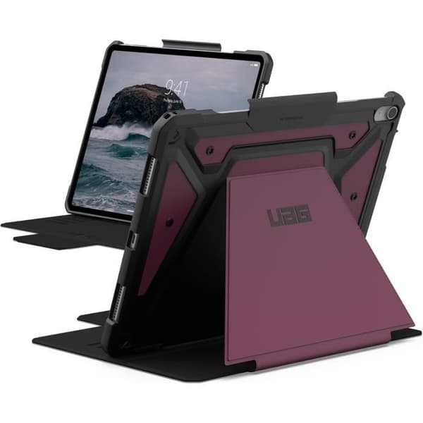 URBAN ARMOR GEAR Metropolis SE-fodral för Apple iPad Air 13 M2 / 2024, Fodral med väcknings-/sömnfunktion, Ställ för Apple Pencil/Logga