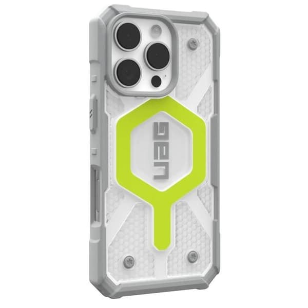 iPhone 16 Pro Fodral - UAG Pathfinder Clear Magsafe - Active Neon