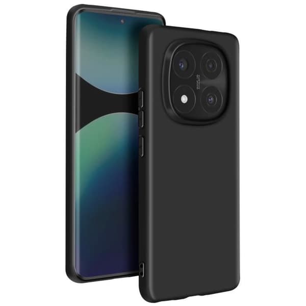 Coque för Xiaomi Redmi Note 14 Pro och 14 Pro Plus Tunn Beläggning Mayaxess Svart