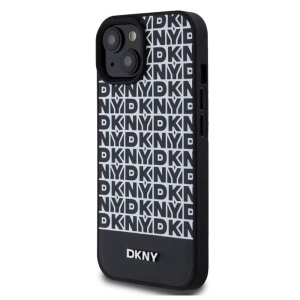 Skyddsskal för iPhone 15 med MagSafe Nedre Band DKNY Svart