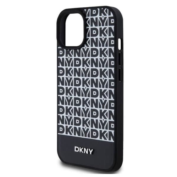Skyddsskal för iPhone 15 med MagSafe Nedre Band DKNY Svart