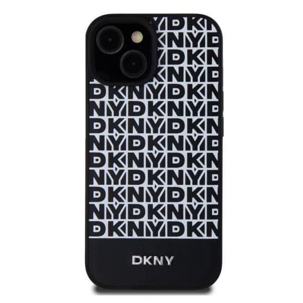 Skyddsskal för iPhone 15 med MagSafe Nedre Band DKNY Svart