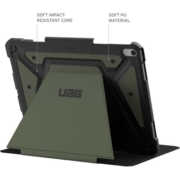 Skyddsetui - URBAN ARMOR GEAR - Metropolis SE - Apple iPad Air 13 M2/2024 - Olive - Polyuretan