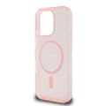 Miniatyrbild 3 av 4: Coque för iPhone 16 Pro Max MagSafe med Glittrande Cirkel Guess Rosa