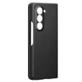 Miniatyrbild 2 av 4: Coque för Samsung Z Fold 5 Simili Läder Eco-Läder Case Original Svart Phantom
