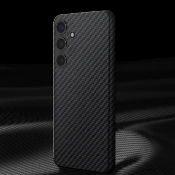 Coque för Samsung Galaxy S25 Original Carboneffekt Samsung Svart