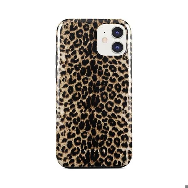 Baksida för iPhone 11 Tough Mönster Spelare Burga Leopard