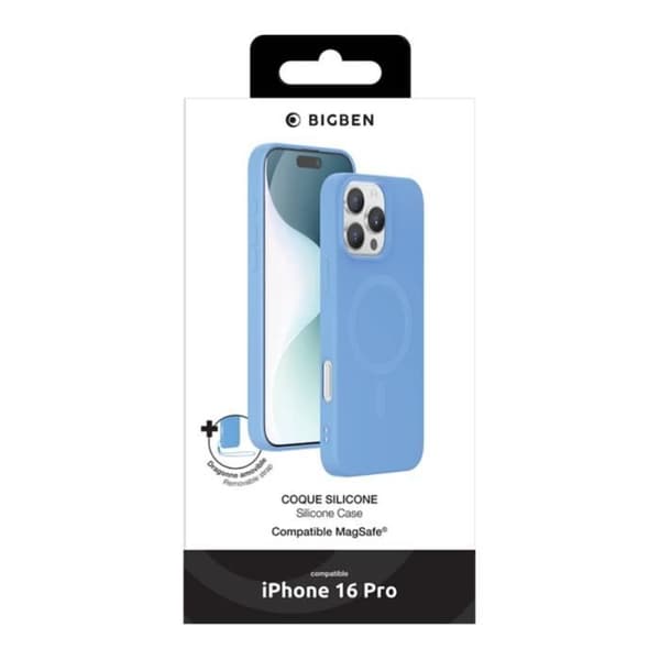 Skyddshölje - BIGBEN - iPhone 16 Pro - Flexibelt - Stötabsorberande - Lättillgång till anslutningar