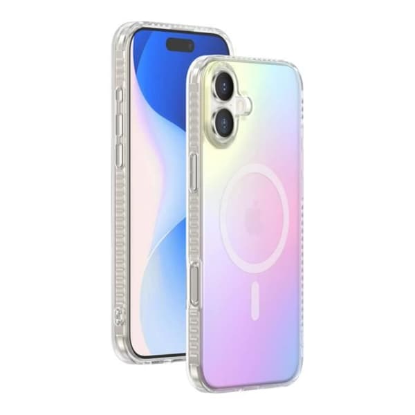 Skyddsskal - BIGBEN - iPhone 16 - Flerfärgad - Stötskyddande - Anti-gulnande behandling