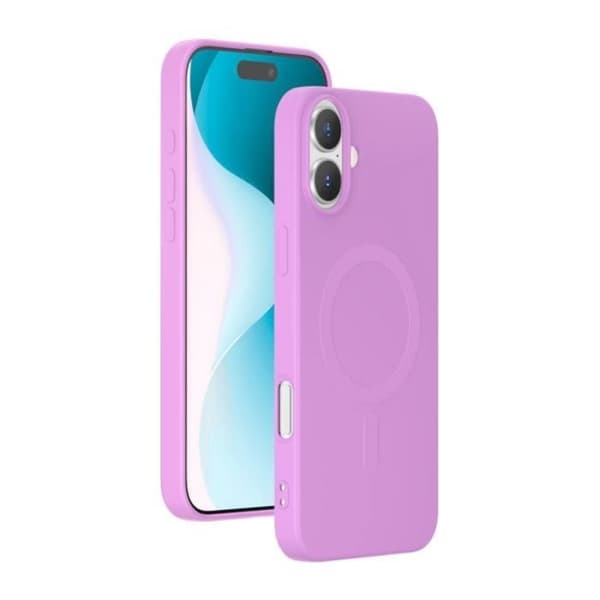 Skyddsskal - BIGBEN - iPhone 16 Plus - Flexibelt - Stötsäkert - Rosa