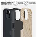 Miniatyrbild 3 av 4: Coque för iPhone 13 Tough Antichocs Modell Full Glam Burga Beige