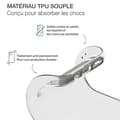 Miniatyrbild 3 av 4: Coque för iPhone 16 Plus - BIGBEN - Mjuk SiliSoft - Anti-gulning - Transparent - Optimal skydd