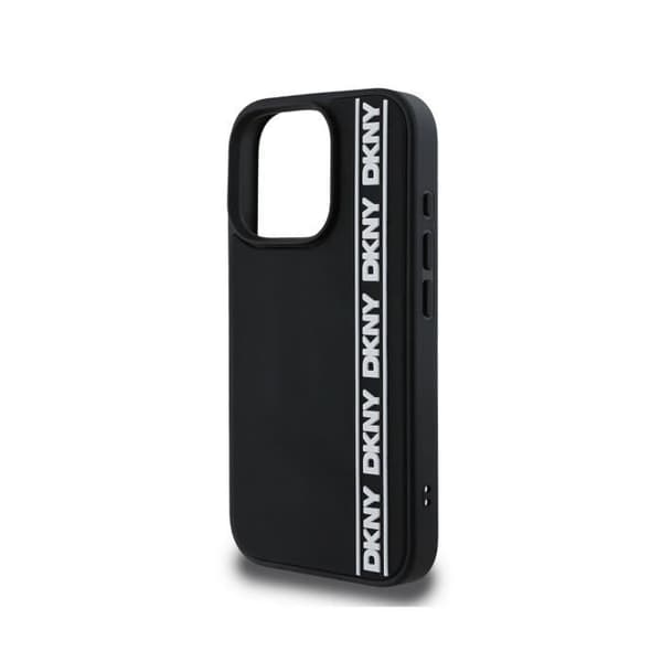Coque för Apple iPhone 16 Pro Max 3D Gummi Upprepning Ultra-Chic DKNY Svart