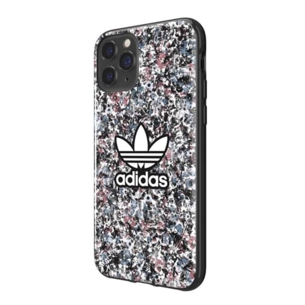 Skyddsskal för iPhone 11 Pro - Adidas - Belista Flower - Svart - Flexibelt - Glänsande - Unisex
