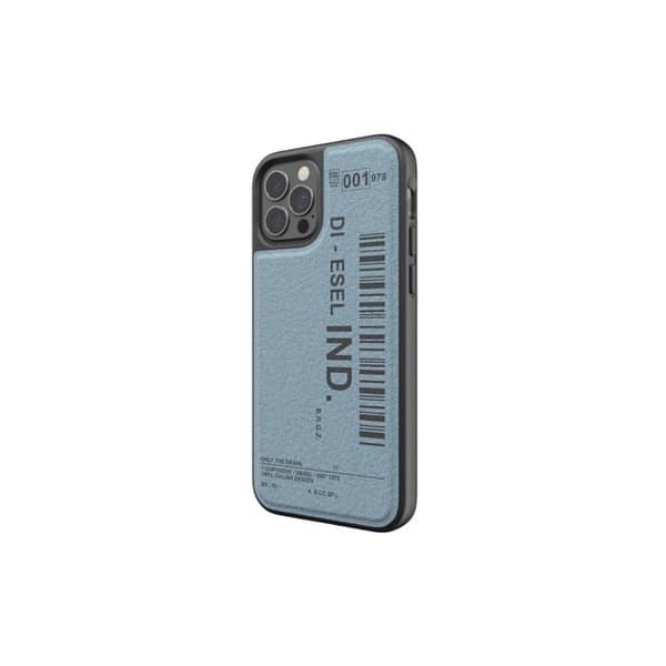 Skydd för Apple iPhone 12 / 12 Pro Barcode Denim-serien i TPU Diesel Blå