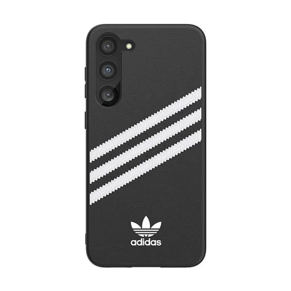 Coque för Galaxy S23 Plus i mjukt TPU med Adidas-logga Samsung svart