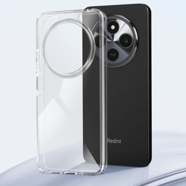 Coque för Redmi 14C Hård Kantskydd 3mk Transparent