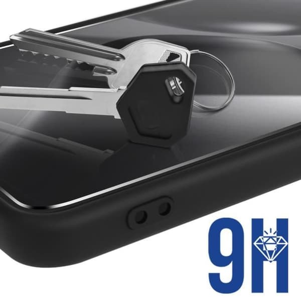 Coque för Xiaomi 14T Pro Silikon Soft Touch och Härdat Glas 3mk Svart
