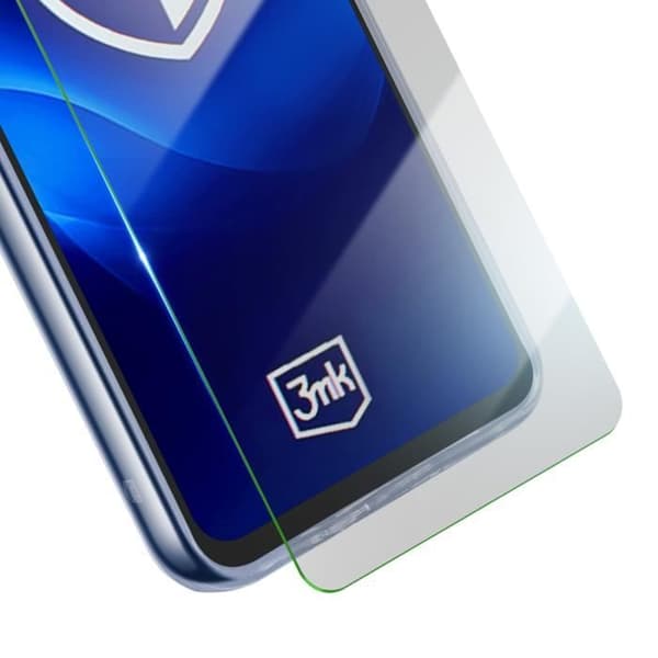 Silicone-fodral för Xiaomi Redmi 14C med Stöttålig Härdat Glas 3mk Transparent