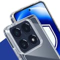 Miniatyrbild 4 av 4: Coque för Xiaomi 14T Pro Stödjer stötar med upphöjda kanter 3mk Transparent