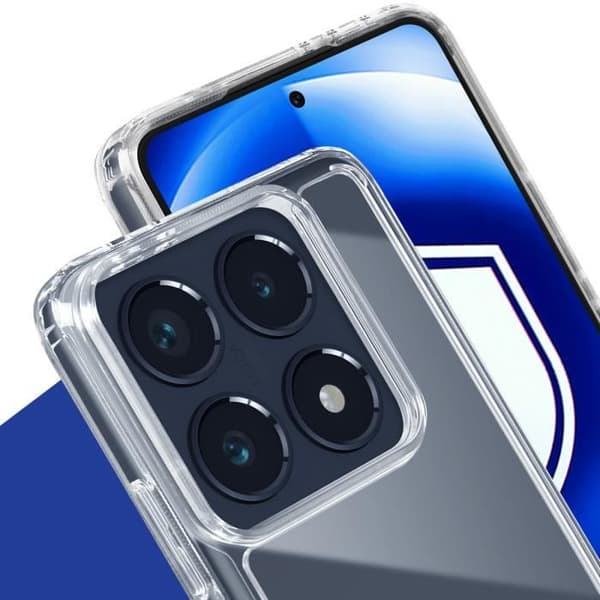 Coque för Xiaomi 14T Pro Stödjer stötar med upphöjda kanter 3mk Transparent