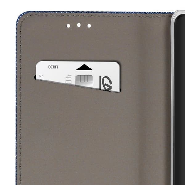 Etui för Honor Magic 7 Lite Klappkorthållare Magnetisk Blå Natt