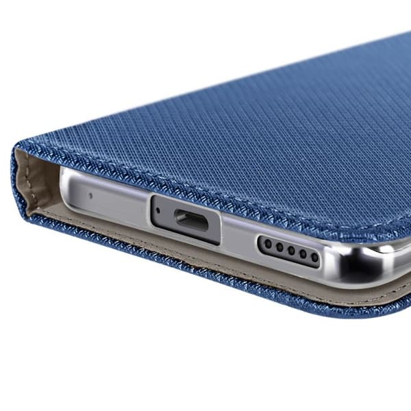 Etui för Honor Magic 7 Lite Klappkorthållare Magnetisk Blå Natt