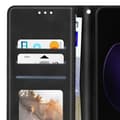 Miniatyrbild 4 av 5: Fodral för Oppo Reno 13 F och 13 FS med Handledsrem, Flip, Stöd, Plånbok, Svart