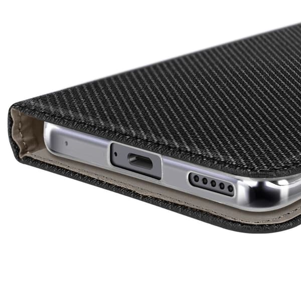 Etui för Honor Magic 7 Lite Magnetisk Kortficka Svart