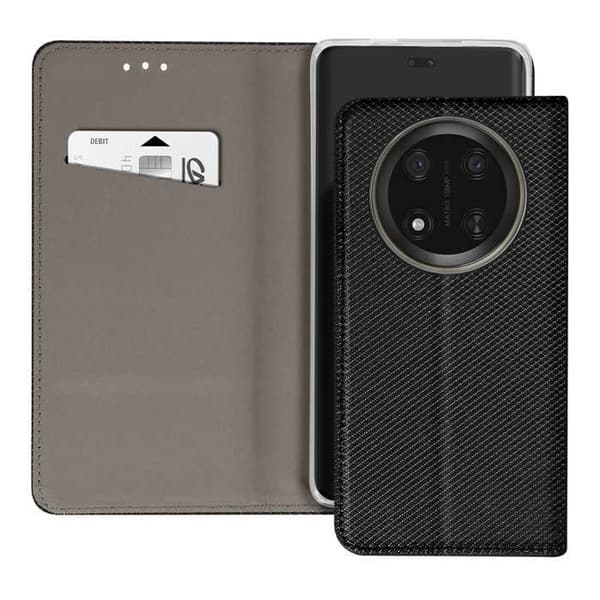 Etui för Honor Magic 7 Lite Magnetisk Kortficka Svart