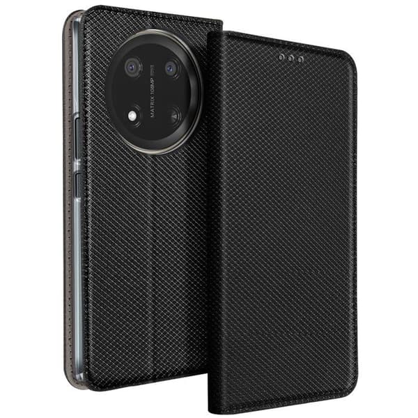 Etui för Honor Magic 7 Lite Magnetisk Kortficka Svart
