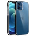 Miniatyrbild 2 av 6: Coque iPhone 12 / 12 Pro Flexibel Kromad Kontur Transparent Bak Akashi Svart