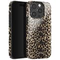 Miniatyrbild 2 av 2: Silikonskal för iPhone 15 Pro Stötsäker Elegant Leopard Höga Kanter