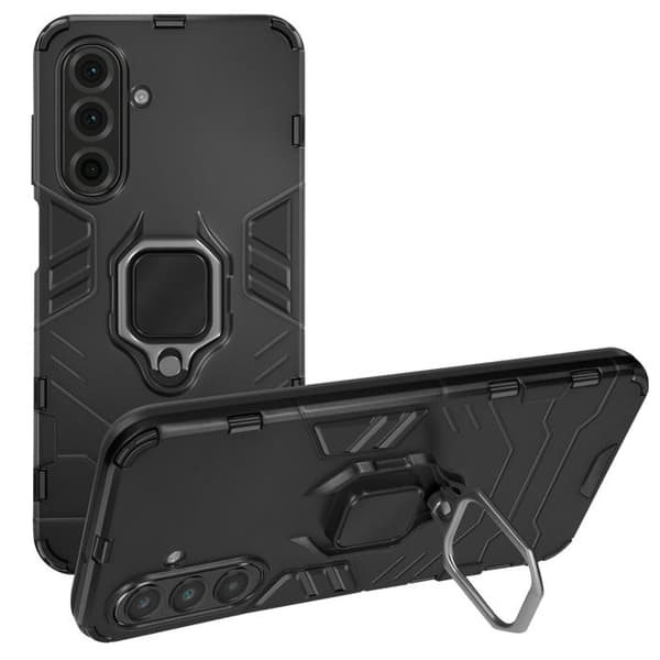 Coque för Samsung Galaxy A26 Ringstöd Stötsäker Svart
