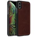 Miniatyrbild 2 av 6: Coque Apple iPhone X / XS Hård Skydd Äkta Läder Akashi Brun