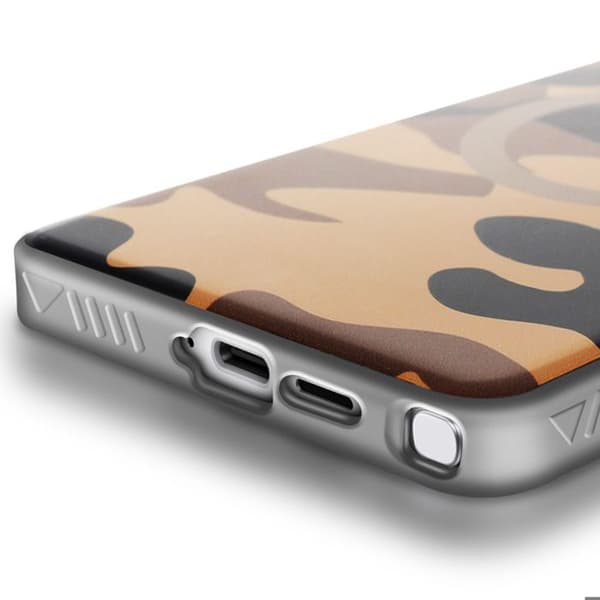 Coque MagSafe för Samsung Galaxy S25 Ultra F-Protect Forcell Kamouflage Öken