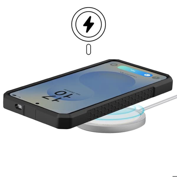 Coque Antichock för Samsung S25 Plus Kolfiber Monarch Pro UAG Svart