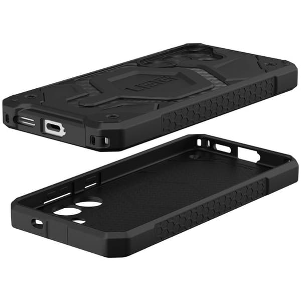 Coque Antichock för Samsung S25 Plus Kolfiber Monarch Pro UAG Svart