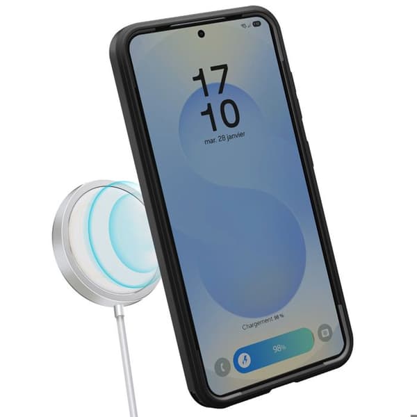 Coque för Samsung S25 Militärkvalitet Stöttålig 6m Civil UAG Svart