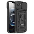 Miniatyrbild 1 av 6: Coque för iPhone 16e Magnetisk Ring Kameraskydd Svart